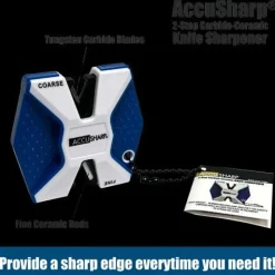 AccuSharp Tools>342C 2-Step Carbide-Ceramic Knife Sharpener