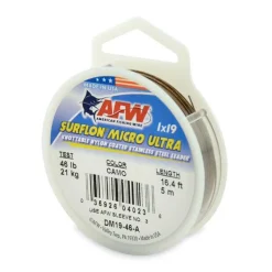 American Fishing Wire Wire Leader>Surflon Micro Ultra Nylon Coated Stainless Steel Wire Leader