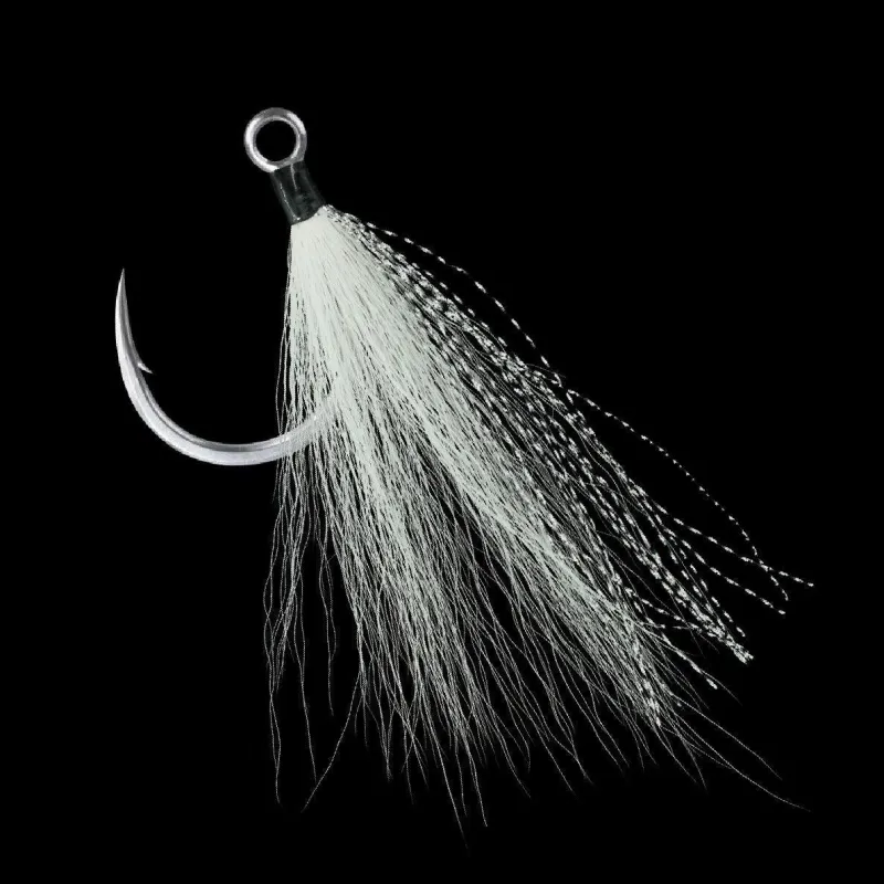 BKK Hooks>LONEDIABLO White Bucktail Teaser Hooks