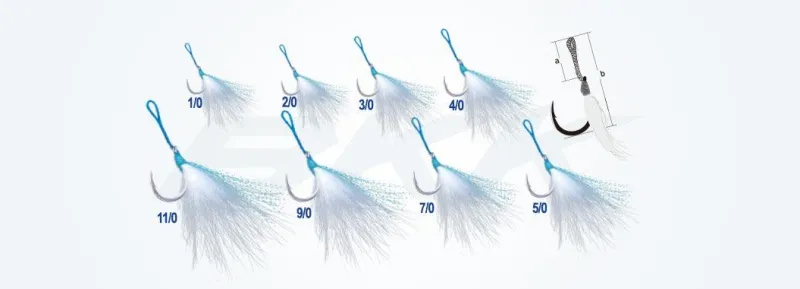 BKK Hooks>SF Reefmaster HG Jigging Assist Hooks