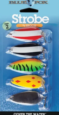 Blue Fox Spinnerbaits, Buzzbaits, Inline Spinners>Strobe Spoon Kit