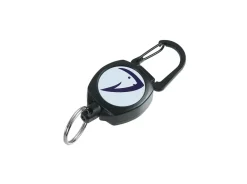 Boomerang Tools>x Tackle World Logo Mid Zinger Retractable Carabiner With Split Ring