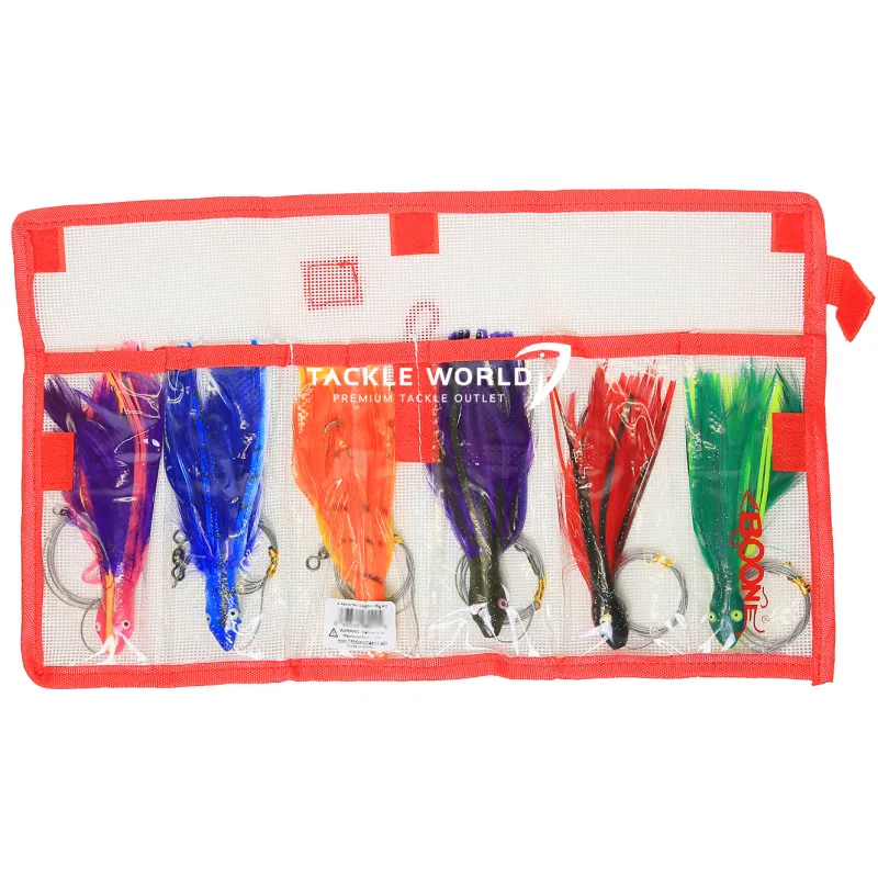 Boone Trolling Lures>Assorted 6pk Dolphin Rig Kit
