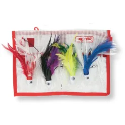 Boone Trolling Lures>Feather Trolling Jit Kit 4pk