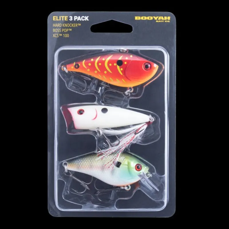 Booyah Spinnerbaits, Buzzbaits, Inline Spinners>Elite 3 Pack Lure Kit