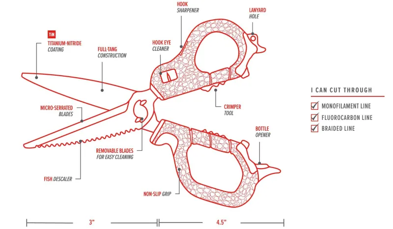 Bubba Knives & Scissors>Medium Shears