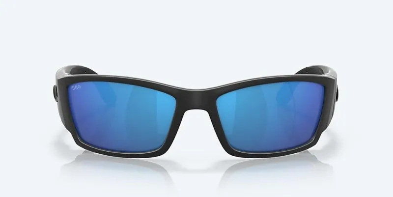 Costa Sunglasses>Corbina Blackout Frame With Mirror Blue Lens 580G Polarized Sunglasses