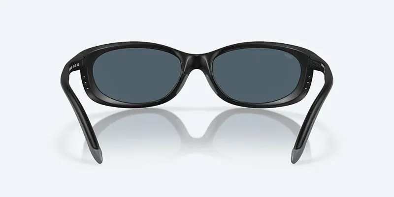 Costa Sunglasses>Fathom Matte Black Frame With Gray Mirror Lens 580P Polarized Sunglasses