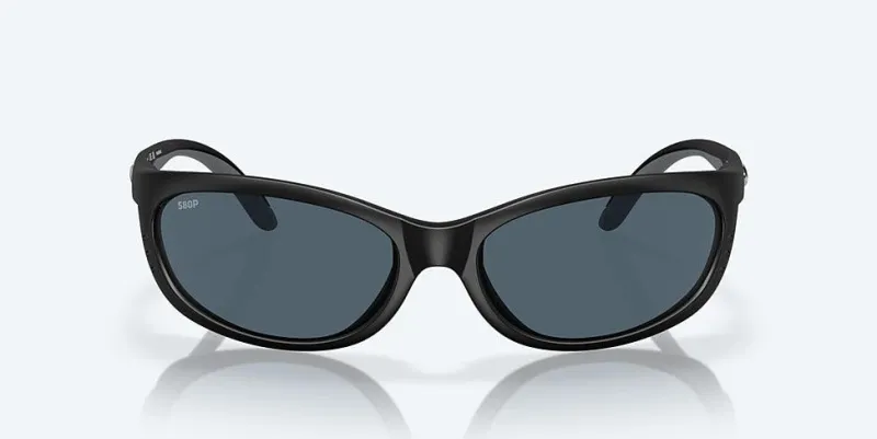 Costa Sunglasses>Fathom Matte Black Frame With Gray Mirror Lens 580P Polarized Sunglasses
