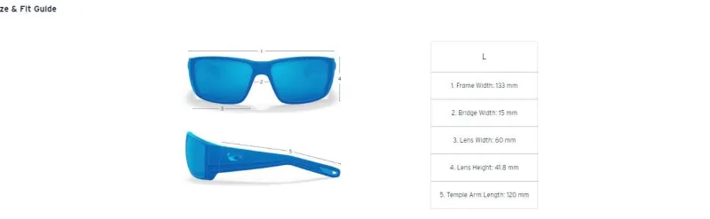 Costa Sunglasses>Ferg XL Polarized Sunglasses