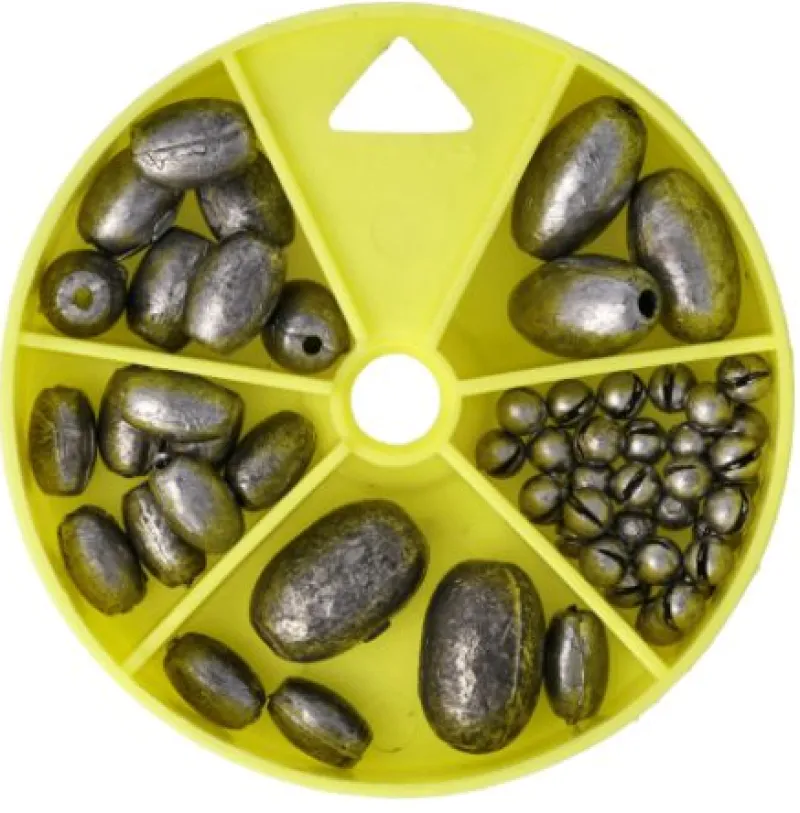Eagle Claw Rigs|Swivels & Snaps>Egg Sinker And Split-Shot Assortment