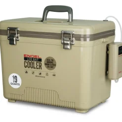 Engel Tackle Boxes & Storage>19 Quart Live Bait Pro Cooler with AP3 Rechargeable Aerator & Stainless Hardware