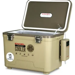 Engel Tackle Boxes & Storage>13 Quart Live Bait Pro Cooler with AP3 Rechargeable Aerator & Stainless Hardware