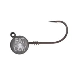 Fat Cow Soft Baits>Screw Ball Jig Heads 7/0 Hook 2pk