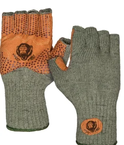 Fish Monkey Gloves>Wooly Wool Half Finger Gloves