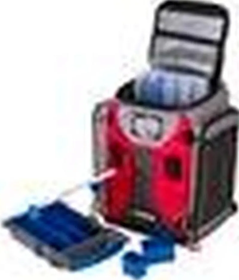 Flambeau Bags|Tackle Boxes & Storage>IKE Ritual 50 Backpack Red/Grey
