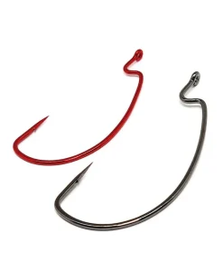 Gamakatsu Hooks>Worm Extra Wide Gap (EWG) Hooks NS Black