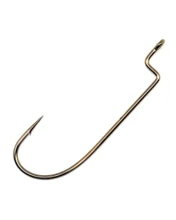 Gamakatsu Hooks>Worm Offset Shank O'Shaughnessy Bend Hooks NS Black