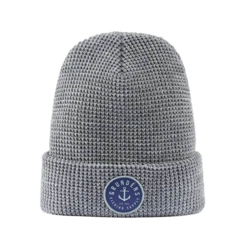 Grundens Hats>Anchor Waffle Beanie