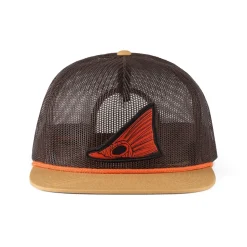 Grundens Hats>Tailing Red Mesh Trucker Hat