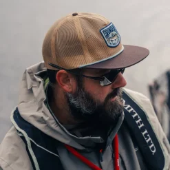 Grundens Hats>Trout Patch Mesh Trucker Hat