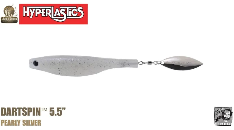 Hyperlastics Soft Baits>Dartspin Lures