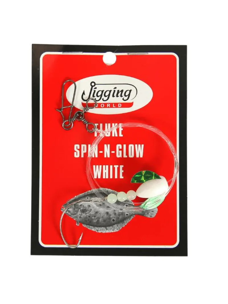 Jigging World Rigs>Fluke Rigs with Spin & Glow