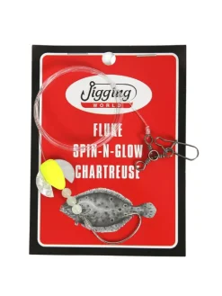 Jigging World Rigs>Fluke Rigs with Spin & Glow