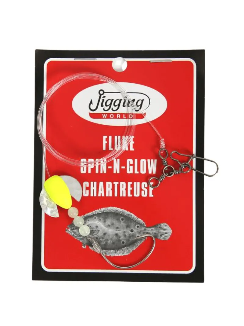 Jigging World Rigs>Fluke Rigs with Spin & Glow