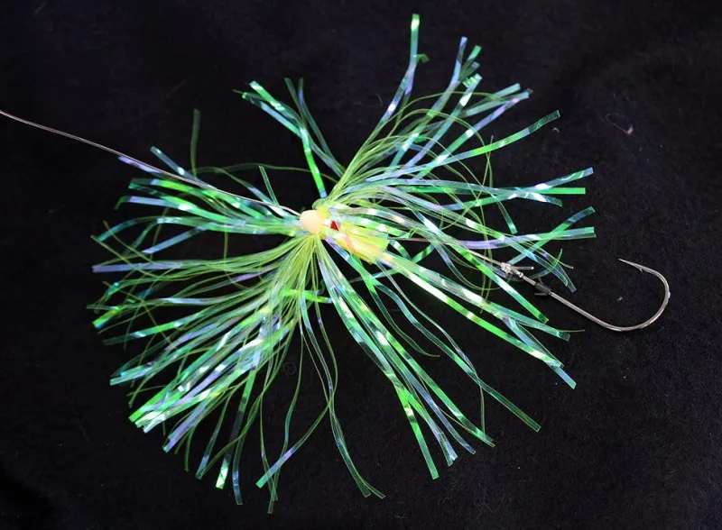 Jigging World Rigs>Hi-Lo Flasher Rigs with Grub Holder Hooks