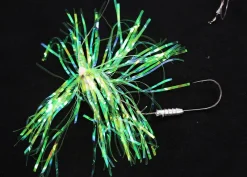 Jigging World Rigs>Hi-Lo Flasher Rigs with Weighted Grub Holder Hooks