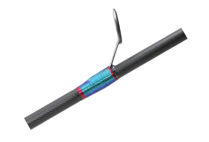 Jigging World Custom Rods>MK2 7'6" Custom Spinning Rod - Blue/Red