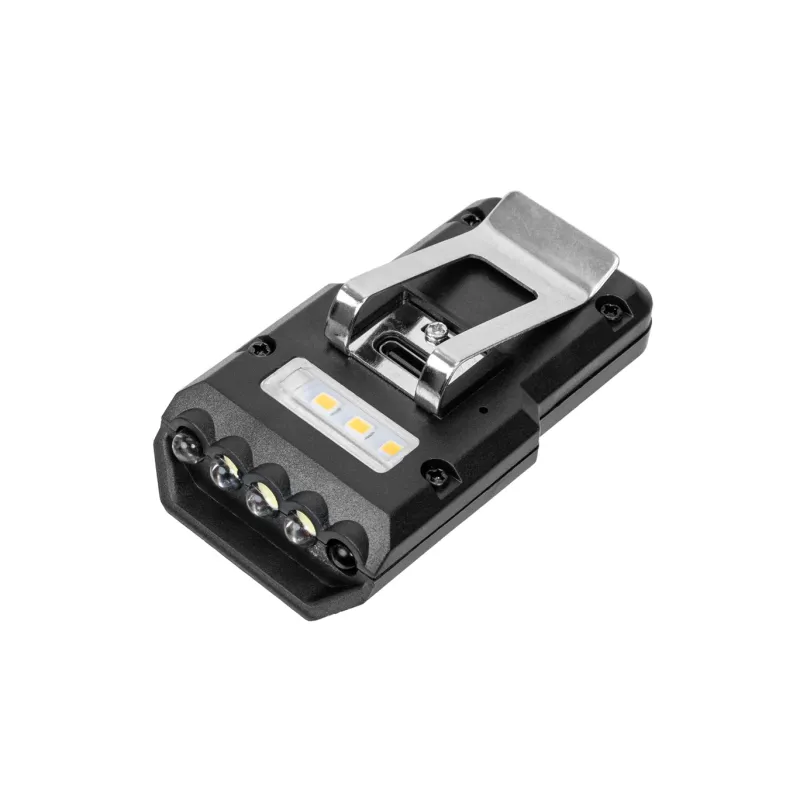 Jigging World Lighting & Headlamps>Motion Sensor 120 Lumens LED Clip-On Headlamp