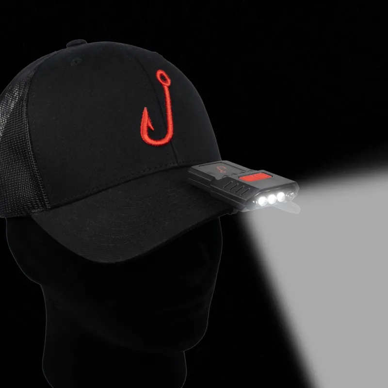 Jigging World Lighting & Headlamps>Motion Sensor 120 Lumens LED Clip-On Headlamp