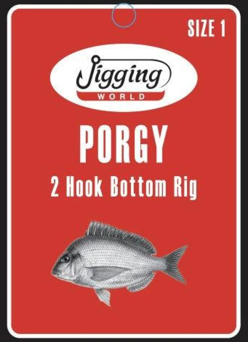Jigging World Rigs>Porgy Bottom Mono Rigs