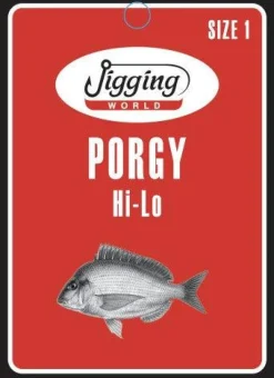 Jigging World Rigs>Porgy Hi-Lo Mono Rigs