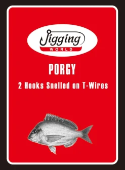 Jigging World Rigs>Porgy Hi-Lo on T-Wire Rigs