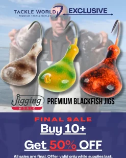 Jigging World Jigs>Premium Blackfish Jigs *Final Sale*