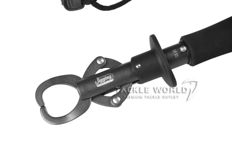 Jigging World Tools>Stainless Steel Lip Gripper with Scale Gun Metal