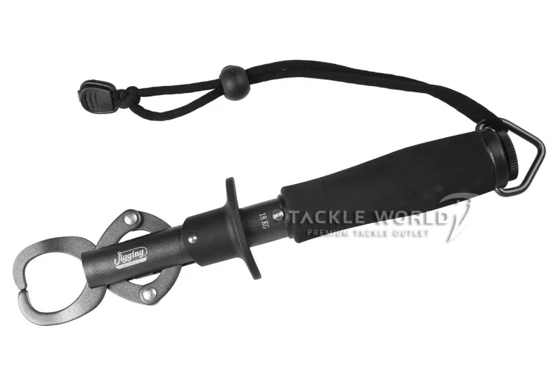 Jigging World Tools>Stainless Steel Lip Gripper with Scale Gun Metal