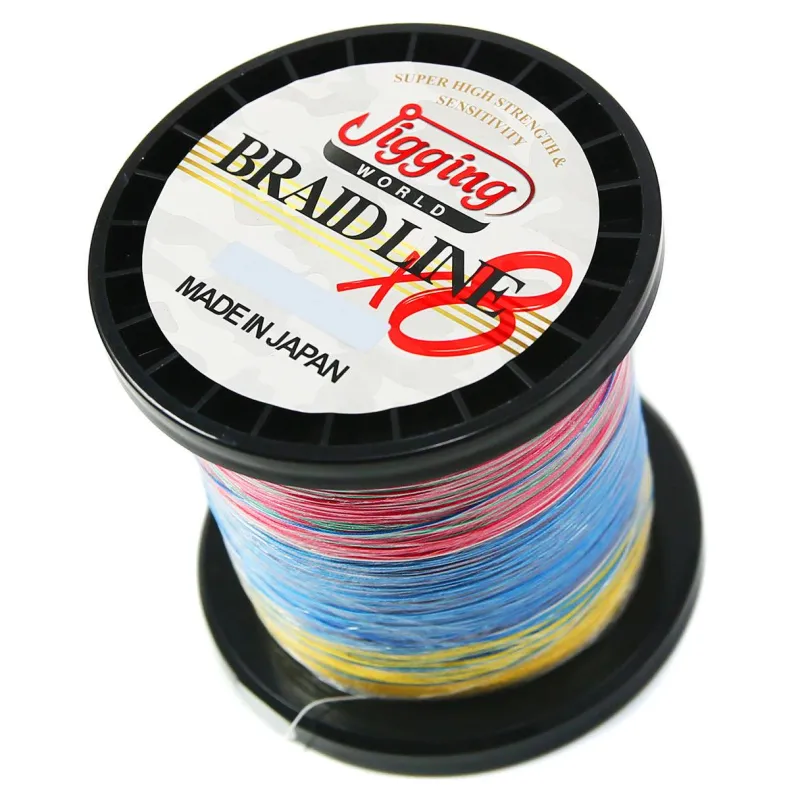 Jigging World Braided Line>X8 Braided Line Multicolor