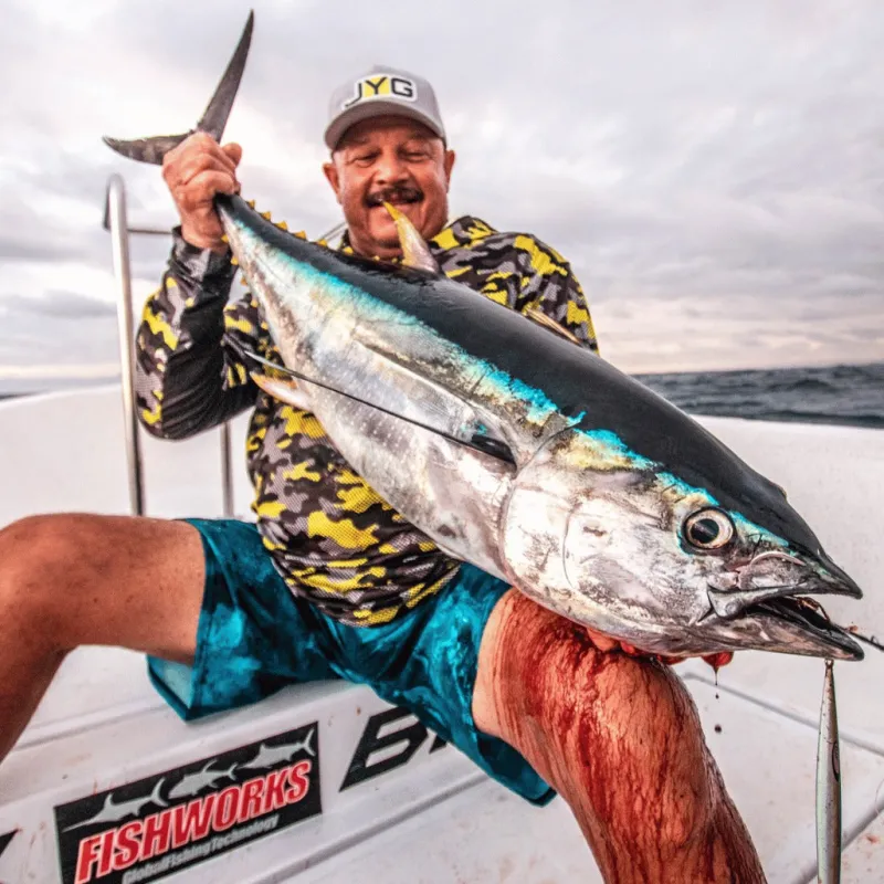 JYG Jigs>Pro Fishing Stryke Tuna Jig Rigged