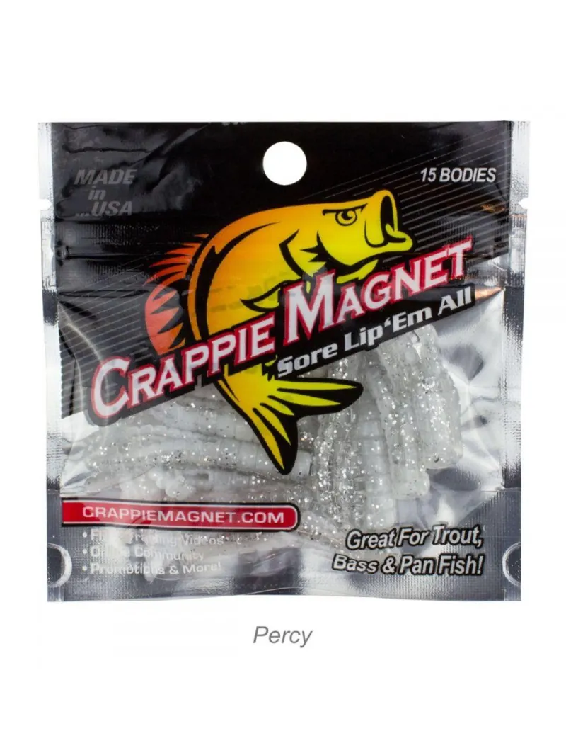 Leland Lures Soft Baits>Crappie Magnet 15pc Body Packs