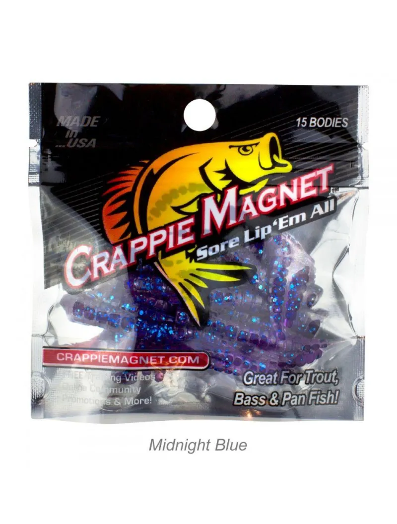 Leland Lures Soft Baits>Crappie Magnet 15pc Body Packs