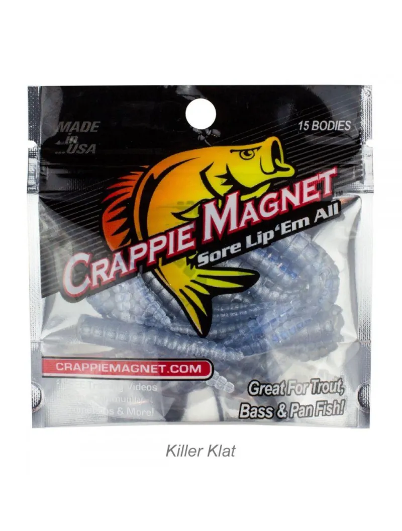 Leland Lures Soft Baits>Crappie Magnet 15pc Body Packs
