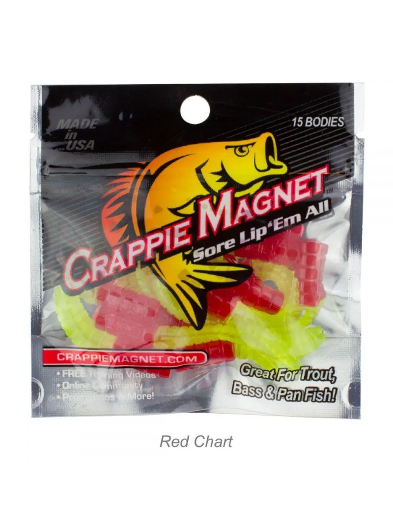 Leland Lures Soft Baits>Crappie Magnet 15pc Body Packs