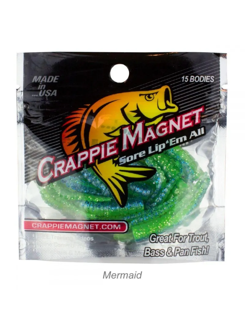 Leland Lures Soft Baits>Crappie Magnet 15pc Body Packs