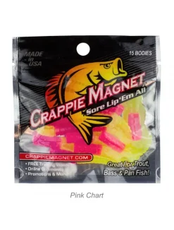 Leland Lures Soft Baits>Crappie Magnet 15pc Body Packs
