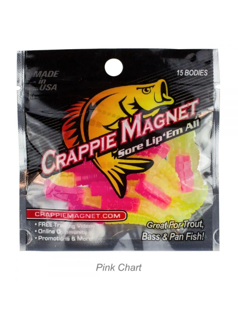 Leland Lures Soft Baits>Crappie Magnet 15pc Body Packs