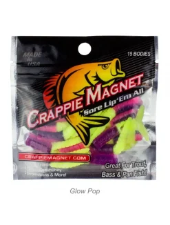 Leland Lures Soft Baits>Crappie Magnet 15pc Body Packs